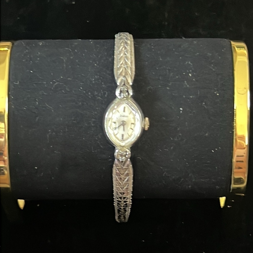 Zodiac Swiss 1960s 10k GF Diamond Watch